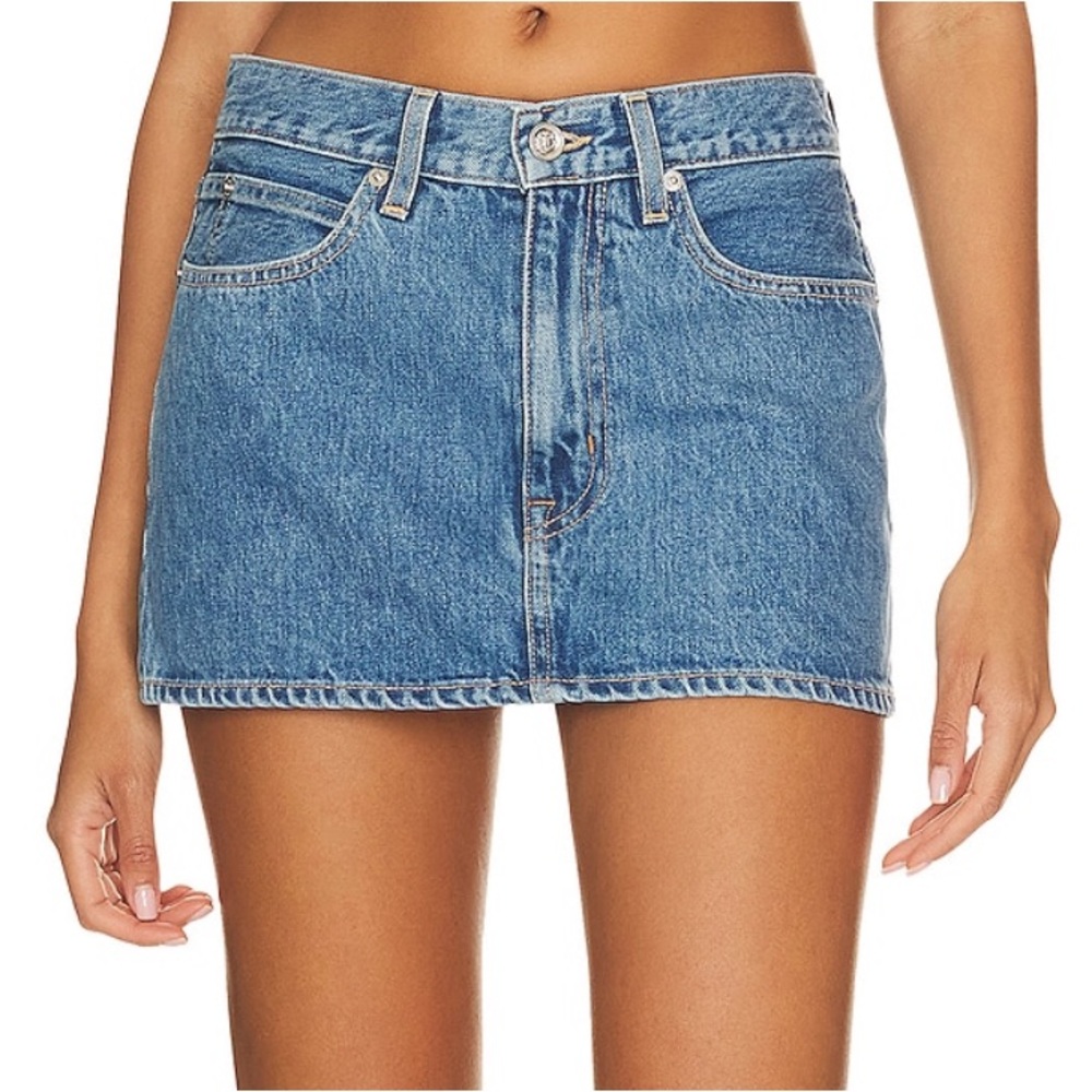 SLVRLAKE Micro Mini Skirt in Young Love